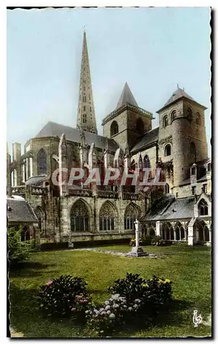 Cartes postales Treguier La Cathedrale Le Cloitre et la Tour d Hastings