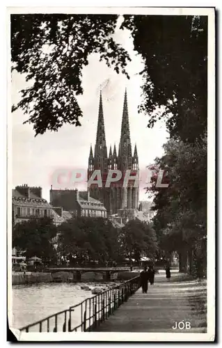 Ansichtskarte AK Quimper Les allees de Loc Maria