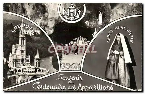 Cartes postales Souvenir de Lourdes Bernadette Apparitions