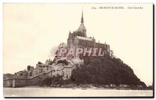 Ansichtskarte AK Le Mont Saint Michel Cote Nord Est