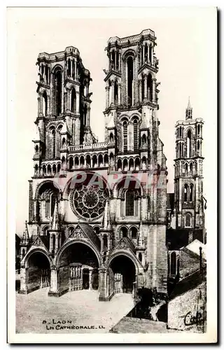 Cartes postales Laon Le Cathedrale