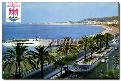 Cartes postales Au Soleil De La Cote D Azur Nice La Baie des Anges et le Gallus