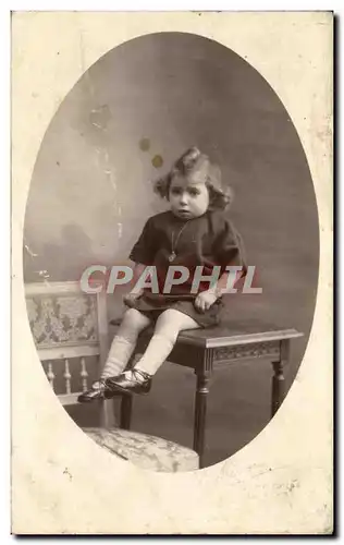 CARTE PHOTO Enfant Le Havre