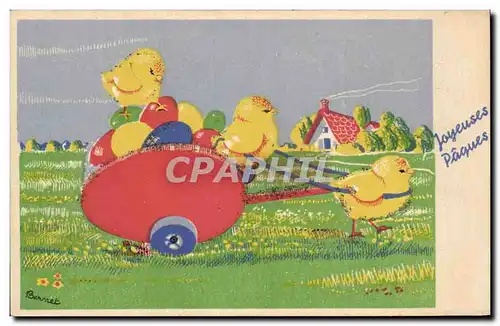 Cartes postales Paques Easter Poussins