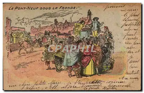 Cartes postales Le Pont Neuf Sous La Fronde Paris