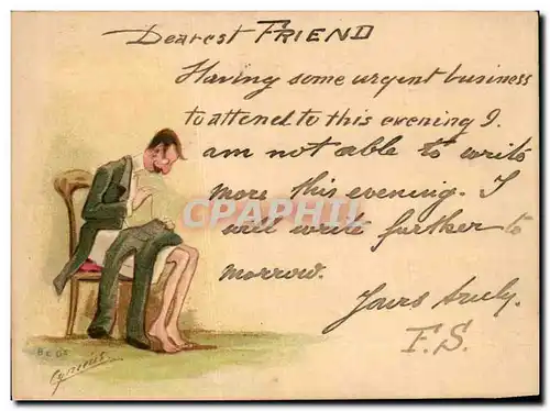 Cartes postales Dearest friend Humour