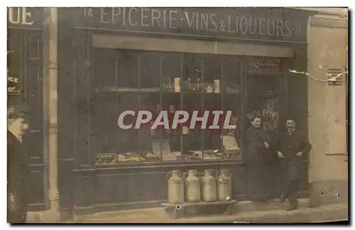 CARTE PHOTO Epicerie Vins   LiqueursBuvette