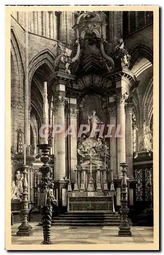 Cartes postales Gand Cathedrale St Bavon Maitre autel