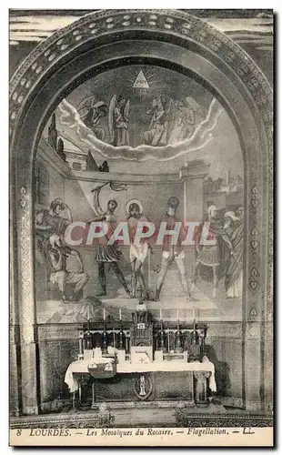 Cartes postales Lourdes Les Mosaiques du Rosaire Flagellation