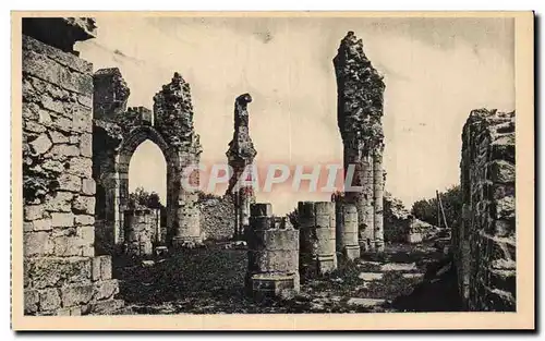 Cartes postales Verdun Montfaucon Ruines De L Eglise