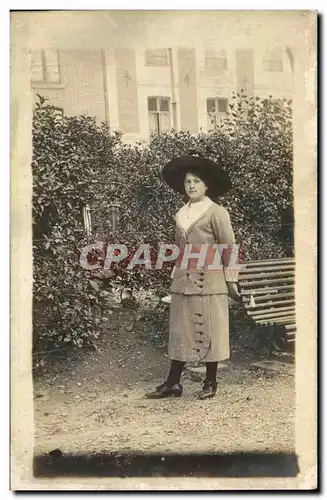 CARTE PHOTO Femme