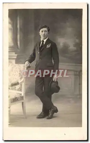 CARTE PHOTO Homme