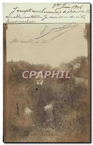 CARTE PHOTO Homme