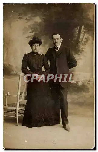 CARTE PHOTO Couple