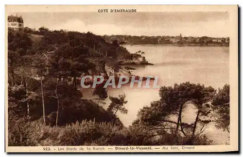 Cartes postales Les Bords de la Rance Dinard la Vicomte Au loin Dinard