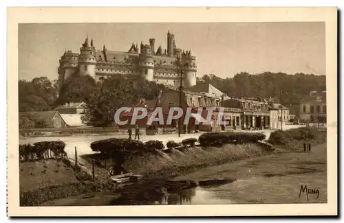 Cartes postales Chateau De Pierrefonds Le Chateau ancienne forteresse sous Henri IV demantele par Louis XIII rec