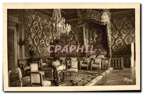 Cartes postales Palais De Fontainebleau La chambre a coucher de la reine Marie Antoinette The Queen Marie Antoin