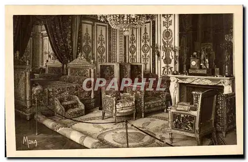 Ansichtskarte AK Palais De Fontainebleau Chambre a coucher de Napoleon ler Napoleon s bed room