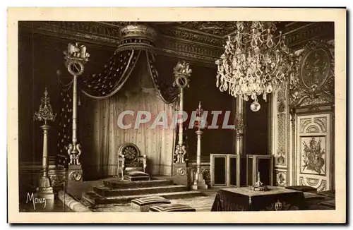 Cartes postales Palais De Fontainebleau Salle du Trone de Napoleon ler The Napoleon Throne hall