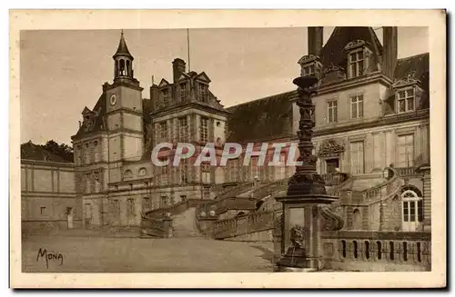 Ansichtskarte AK Palais De Fontainebleau L escalier en fer a cheval Staire like a horse shoe