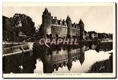 Cartes postales Chateau de Josselin au bord de l Oust