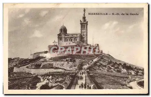 Cartes postales Marseille N D de la Garde