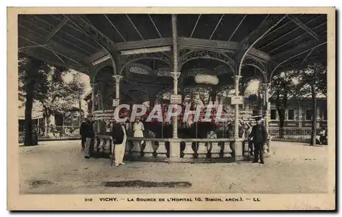 Cartes postales Vichy La source De L Hopital