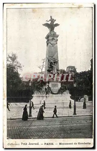 Ansichtskarte AK Petit Journal Paris Monument de Gambetta