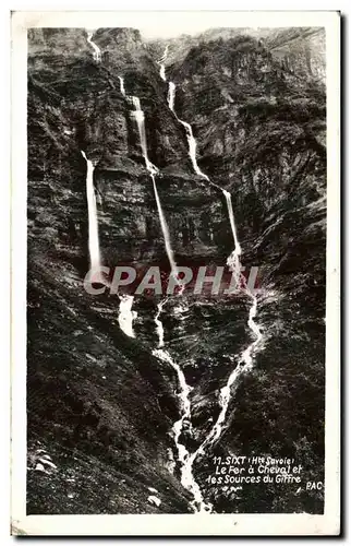 Cartes postales Sixt The Savoie Le Fer a Cheval et la Sources du Giffre