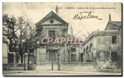 Cartes postales Paris Eglise St Pierre de Montmartre