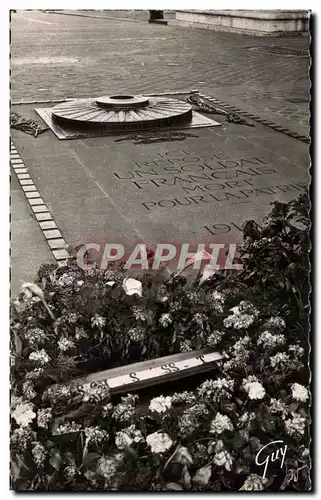 Ansichtskarte AK Paris et ses Merveilles Tombe du Soldat Inconnu sous I arc triomphe de I Etoile