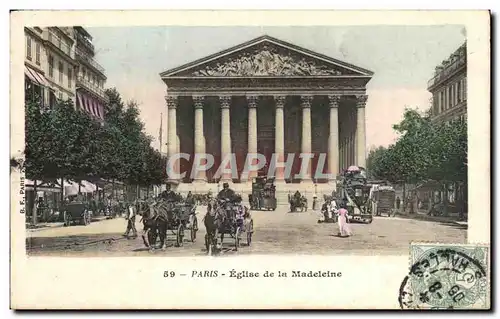 Cartes postales Paris Eglise de la Madeleine