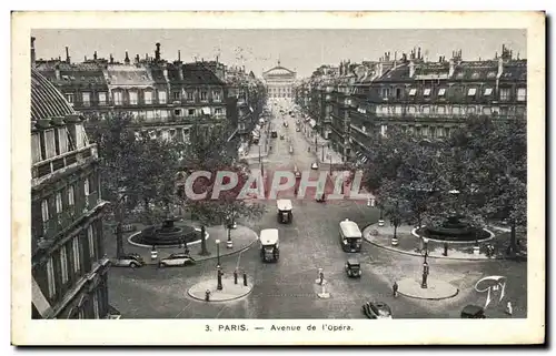 Cartes postales Paris Avenue de I opera