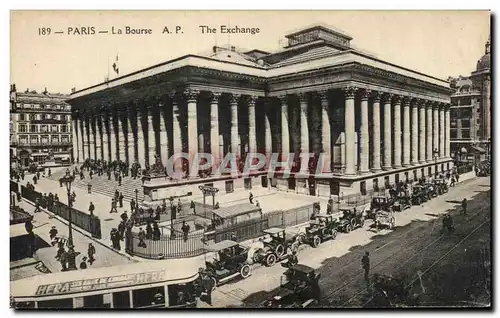 Ansichtskarte AK Paris La Bourse A P The Exchange