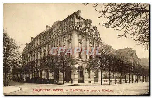 Cartes postales Majestic Hotel Paris Avenue Kleber