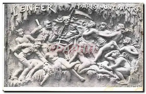 Cartes postales L enfer Paris Montmartre