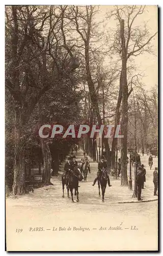 Ansichtskarte AK Paris Le Bois de Boulogne Aux Acacias Cheval Horse