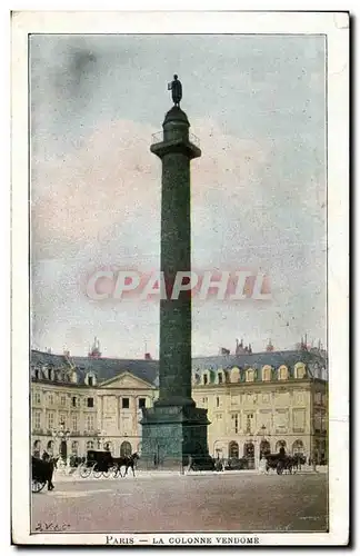 Cartes postales Paris La Colonne Vendome