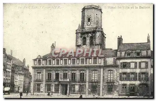 REPRO Boulogne Sur Mer L Hotel de Ville et le Beffroi