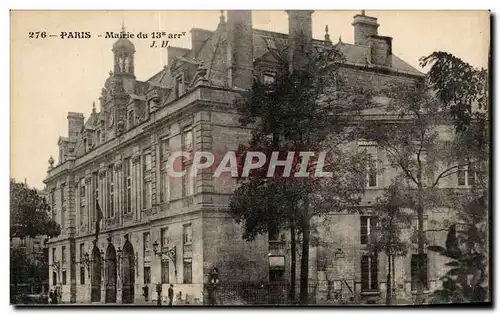 Cartes postales Paris Mairie du 13 arr