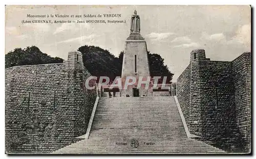 Cartes postales Monument a la Victoire et aux Soldats de Verdun