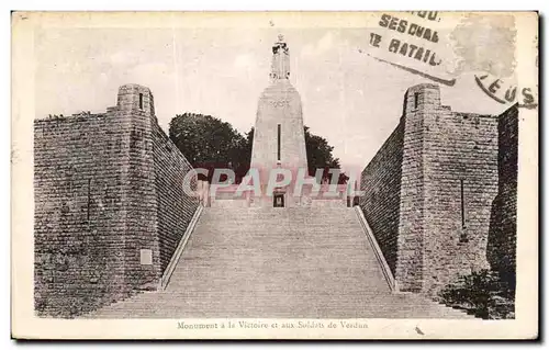 Cartes postales Monument a la Victoire et aux Soldats de Verdun