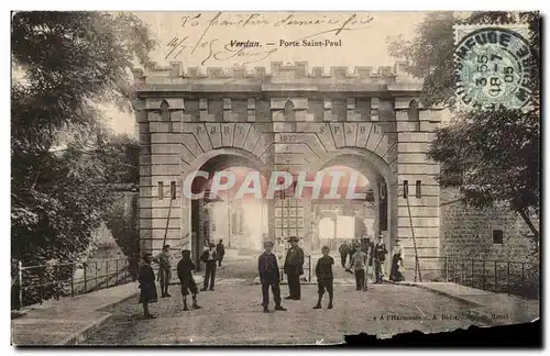 Cartes postales Verdun Porte Saint Paul Enfants