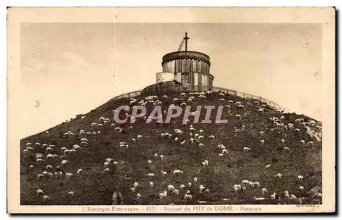 Cartes postales L Auvergne Pittoresque Sommet du Puy de Dome Pastorale