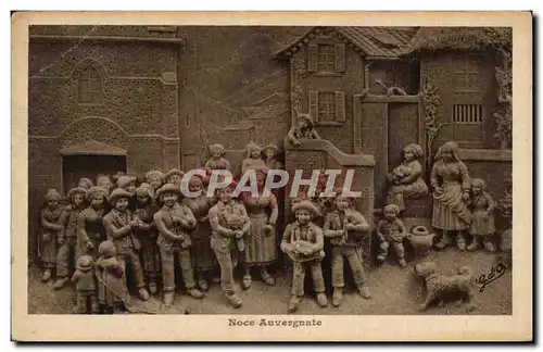 Ansichtskarte AK Noce Auvergnate Auvergne Folklore Costume