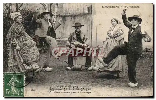 Ansichtskarte AK L Auvergne Pittoresque folklore Costume