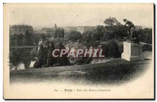 Cartes postales Paris Parc des Buttes Chaumont