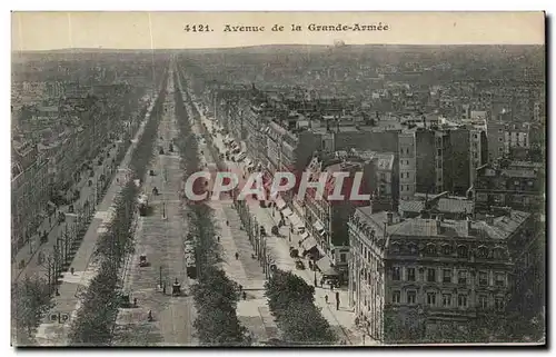 Cartes postales Paris Avenue de la Grande Armee