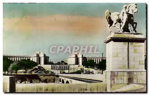 Ansichtskarte AK Paris Le Palais de Chaillot Cheval Horse