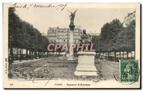 Ansichtskarte AK Paris Square d Anvers